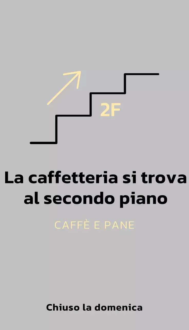 Promuovete il vostro caffè con un semplice logo circolare giallo e nero.