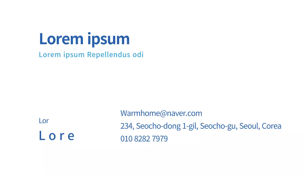 Blu semplice illustrazione agente immobiliare