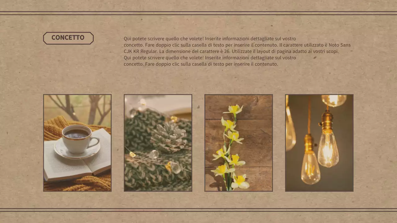 Tema di portafoglio con un concetto retrò