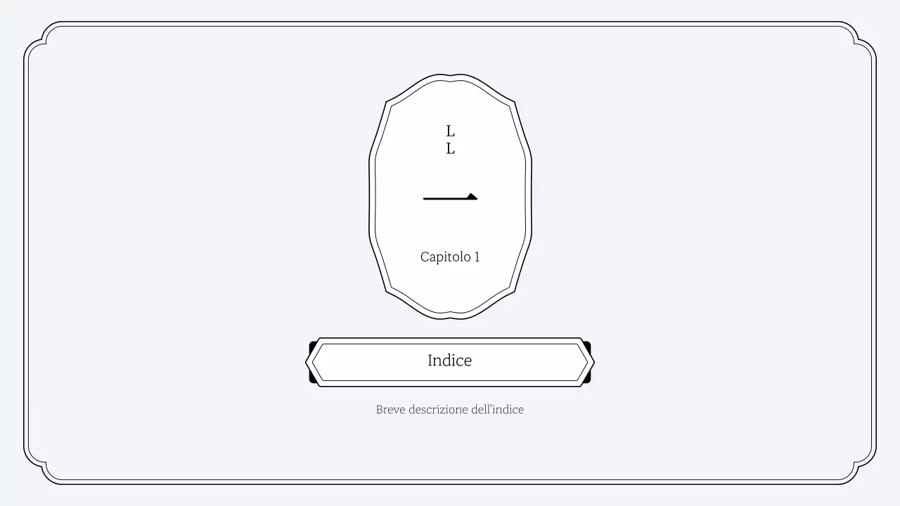 Semplice kit di presentazione in stile orientale