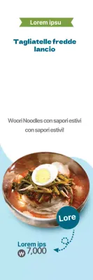 Tagliatelle fredde estive