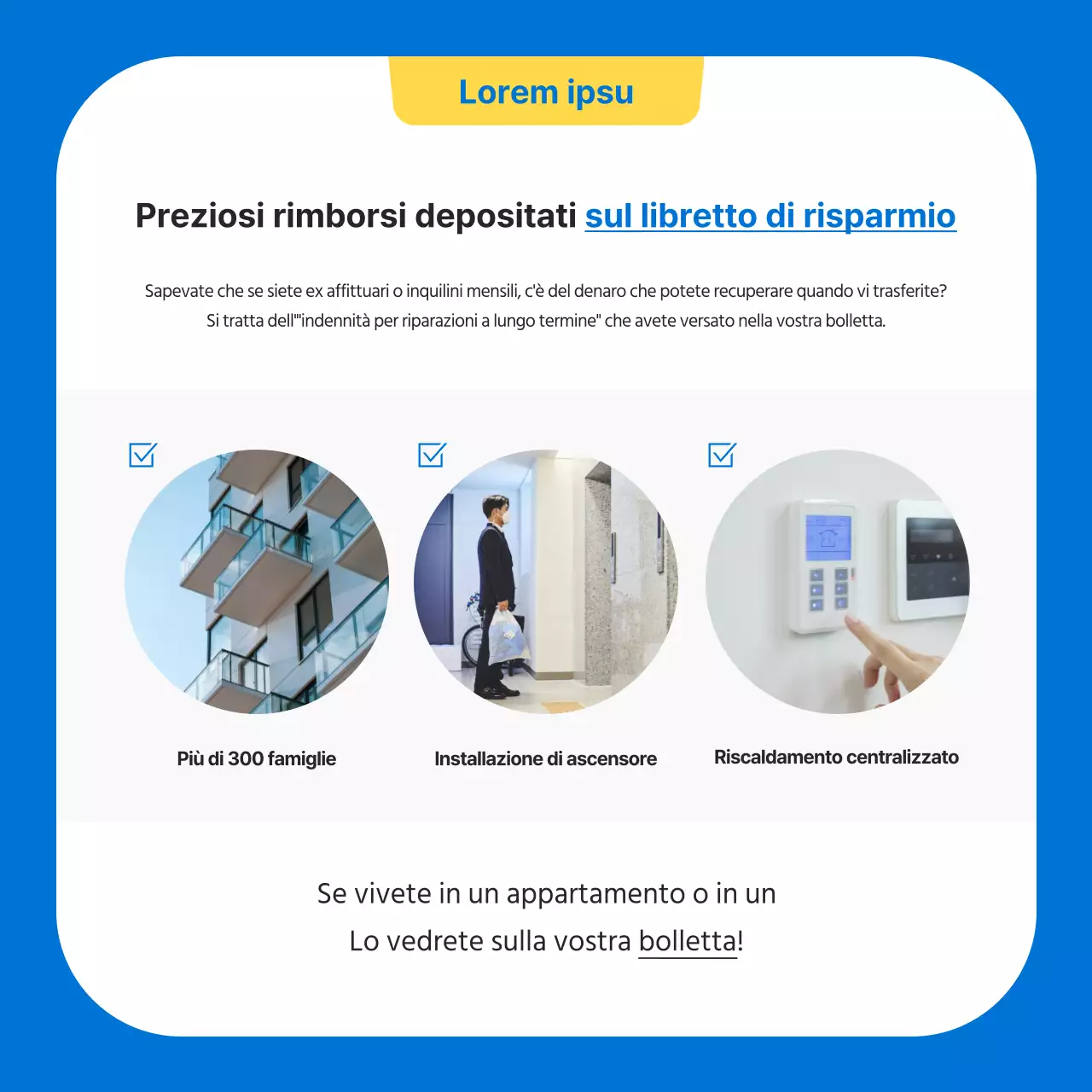 Una guida alle indennità di riparazione a lungo termine kitsch blu e gialle