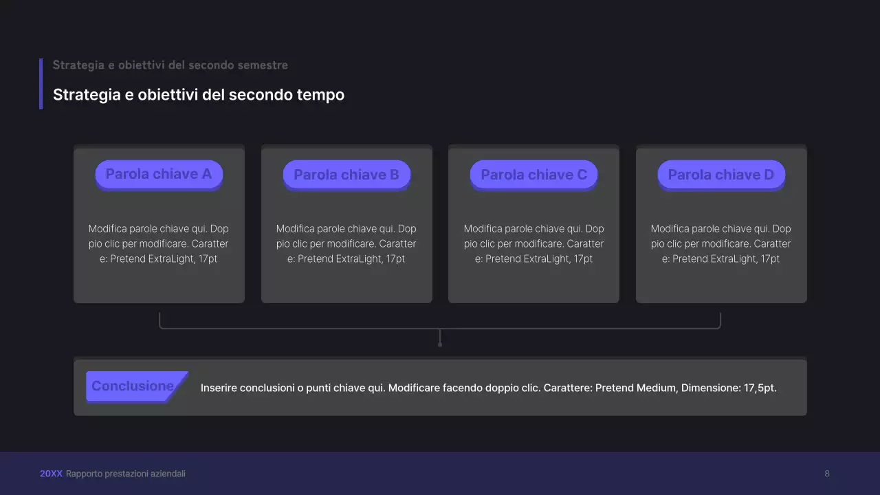 Kit di presentazione aziendale viola, concetto di interfaccia utente tridimensionale