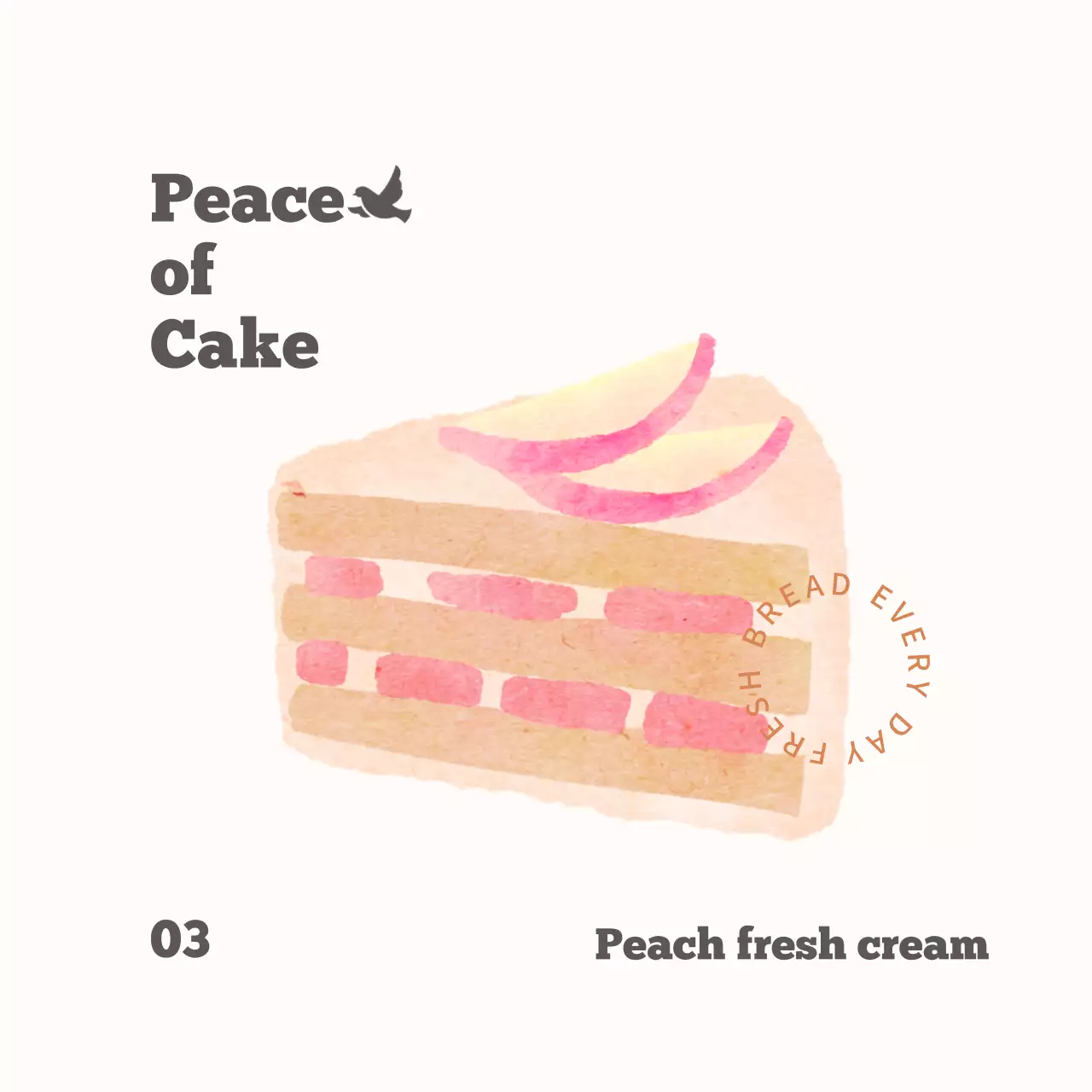 Stiker Makanan Penutup Bergambar