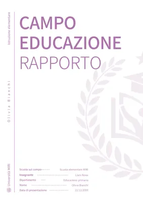 Una semplice relazione concettuale in viola