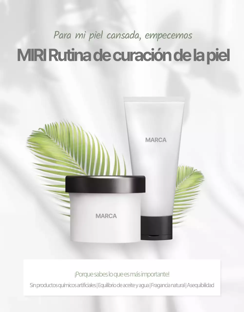 Página de detalles de los productos corporales