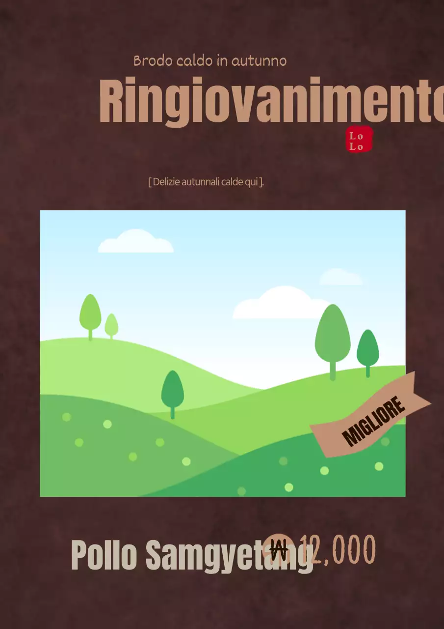 Menu pubblicitario di un ristorante di hotpot di manzo nero wagyu