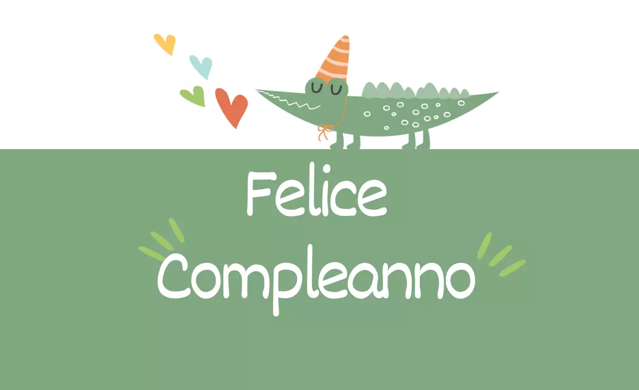 Compleanno dell'alligatore
