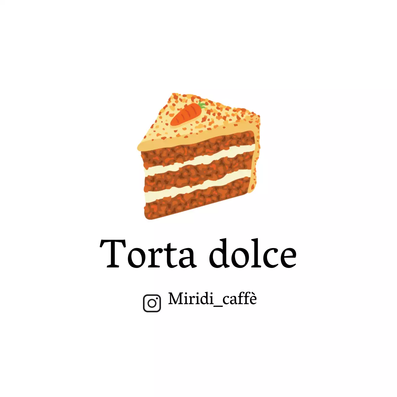 Bianco illustrazione pulita torta caffè promozione
