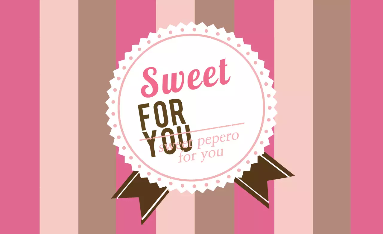 Spanduk Undangan Permen Vintage Berwarna Pink