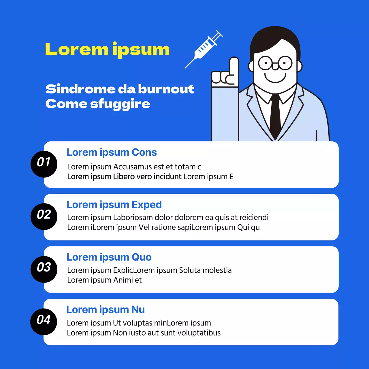 Come sfuggire al burnout da bluetone Contenuti