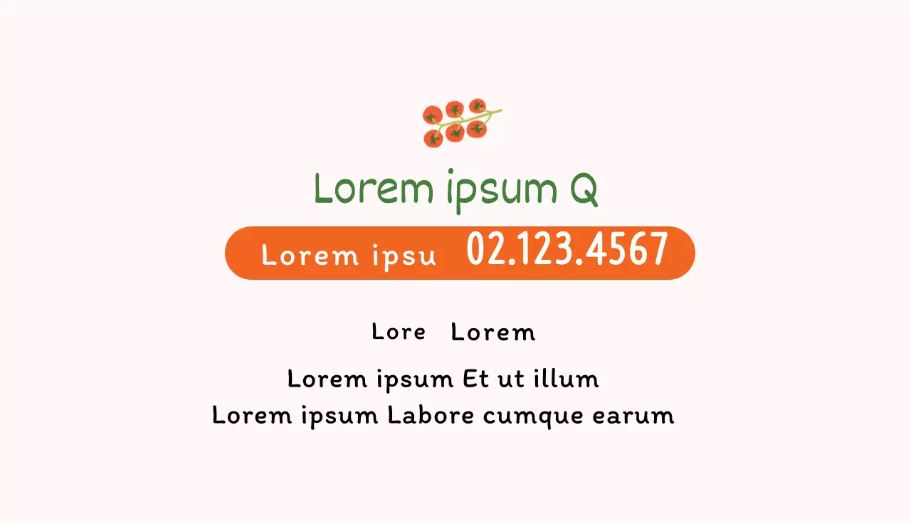 Illustrazione arancione di un ordinato negozio di verdure