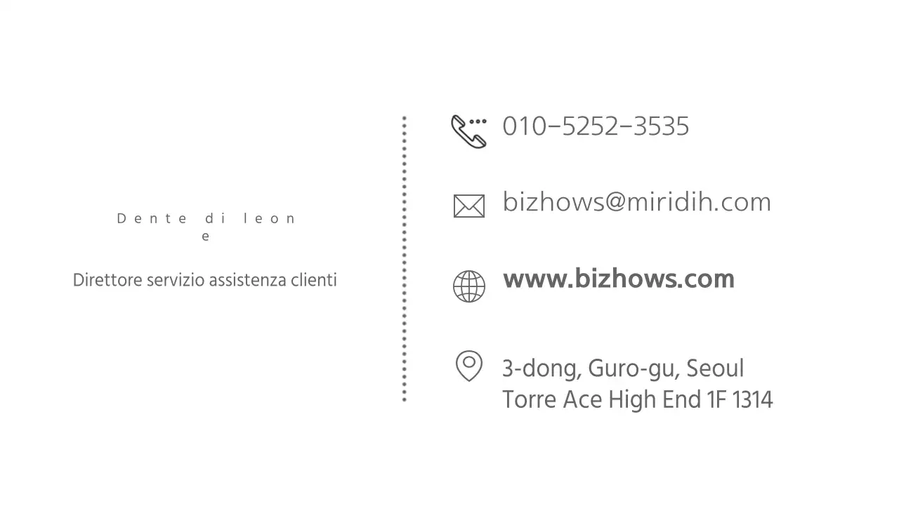 Biglietti da visita aziendali