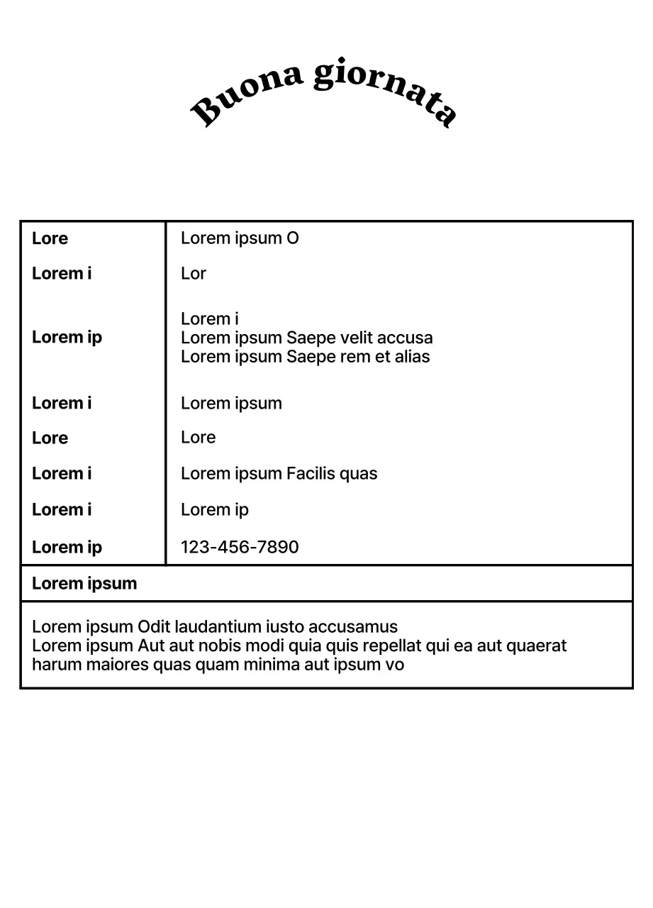 Semplici chicchi di caffè con accenti di testo nero