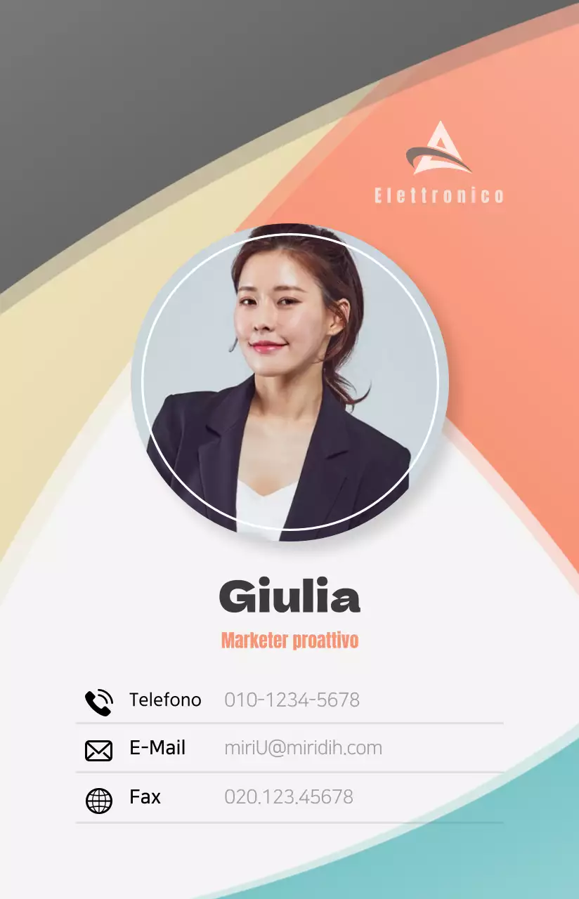 Uno stile di layout colorato e pulito per i certificati del tempio