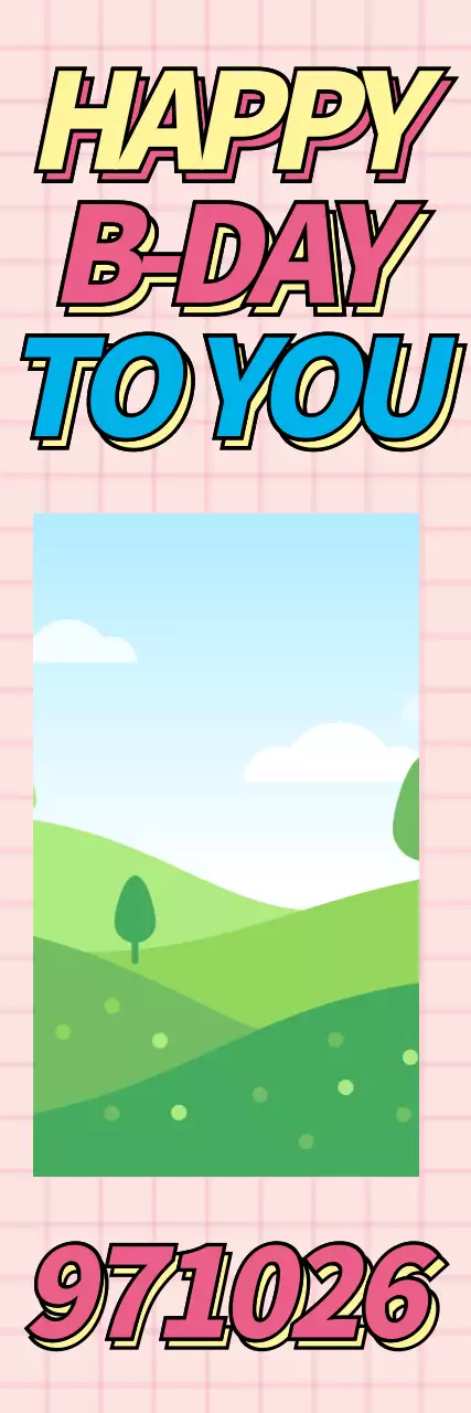 Banner de convite de aniversário retrô rosa