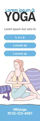 Scuola di yoga femminile Sky Blue