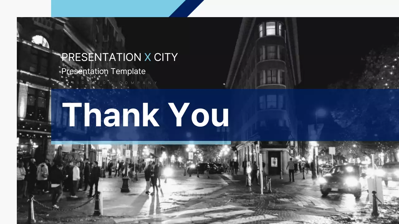 Black Modern City Template Presentation