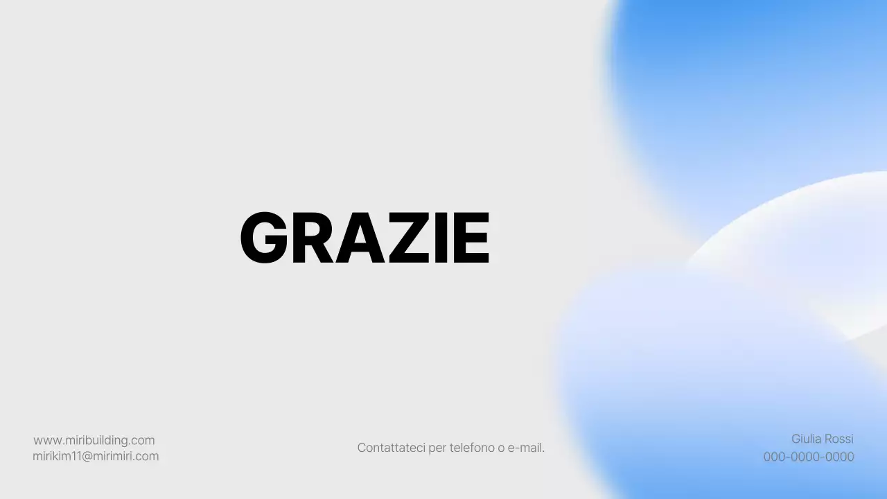 Proposta di supporti pubblicitari semplici di colore azzurro e blu