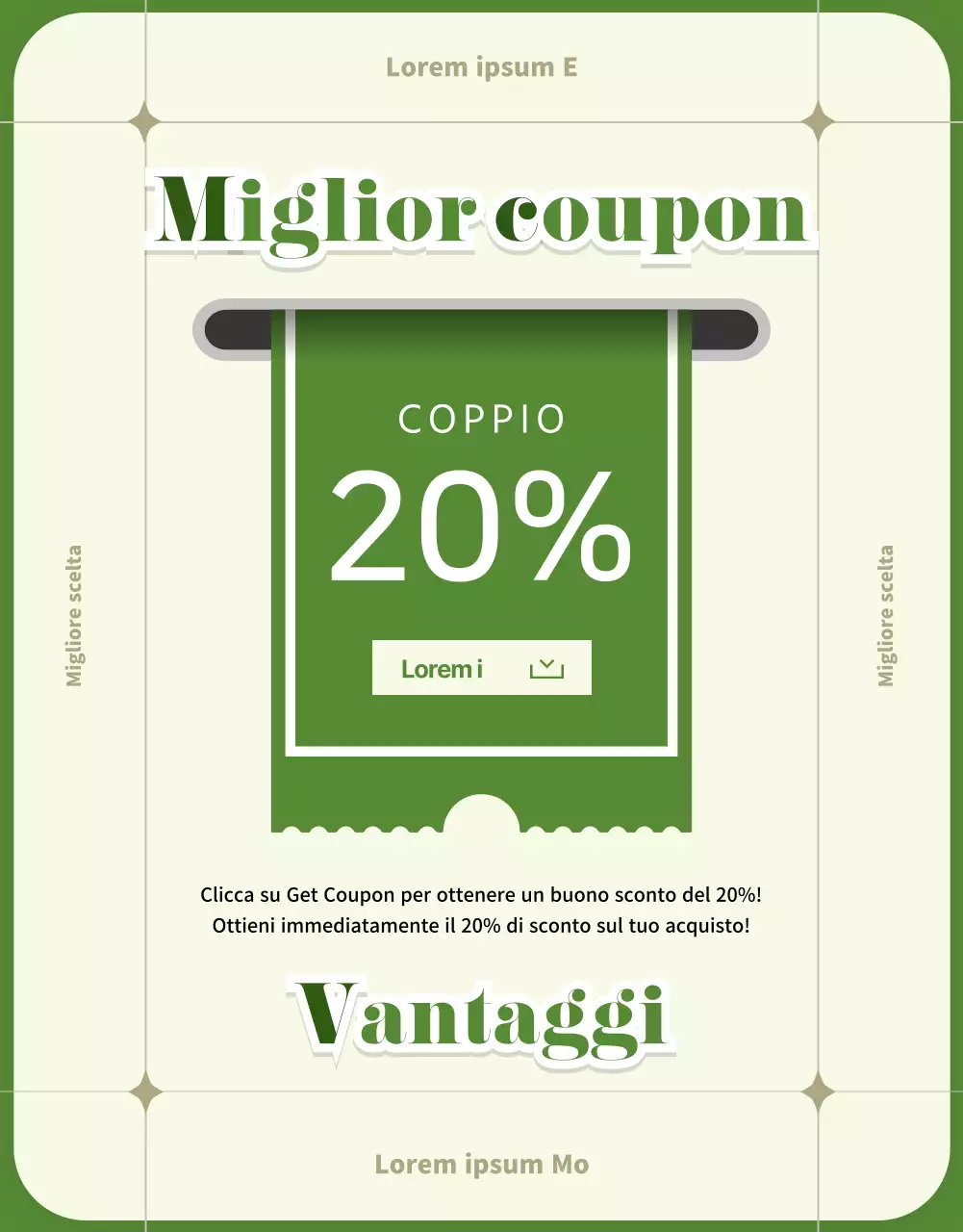 Pagina dettagliata delle piante grasse verdi e beige