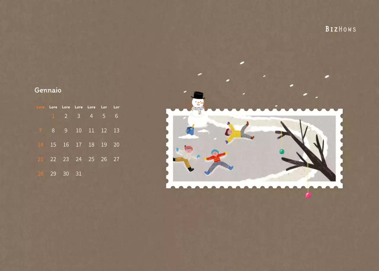 Illustrazioni di francobolli con un concetto caldo