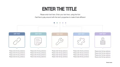 Grey Minimal Business Plan Layout Infographic
