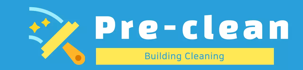 Cleaner's vest with a cute illustration in blue and yellow