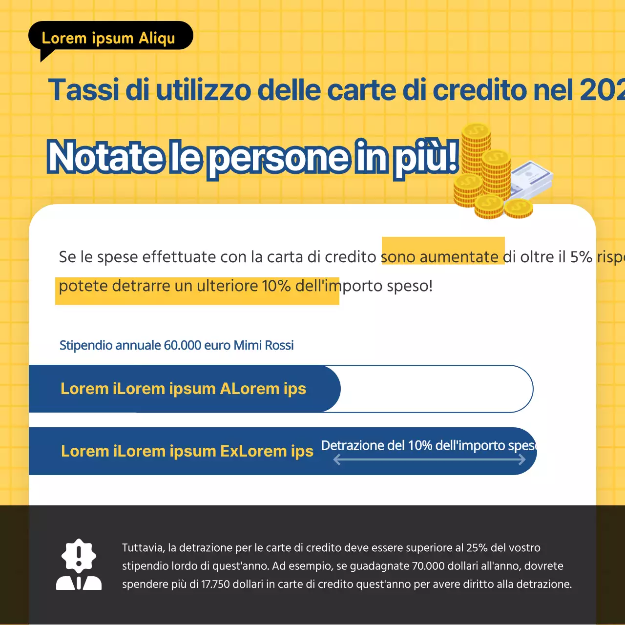 Consigli per la riconciliazione di fine anno delle carte di credito gialle e blu