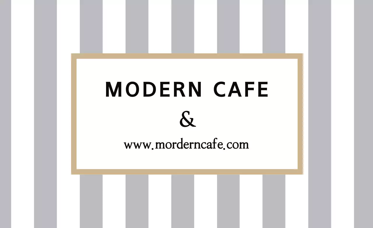 Banner de propaganda de café moderno cinza