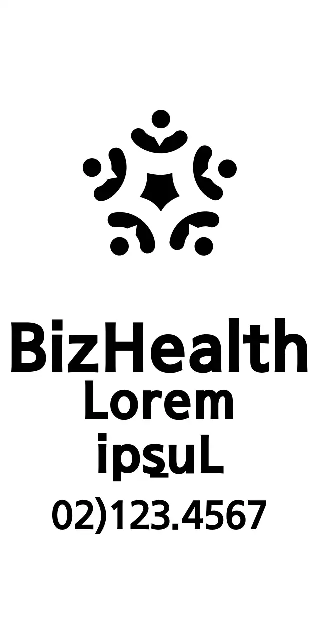 Clean symbolic logo style for informational and promotional home help center information