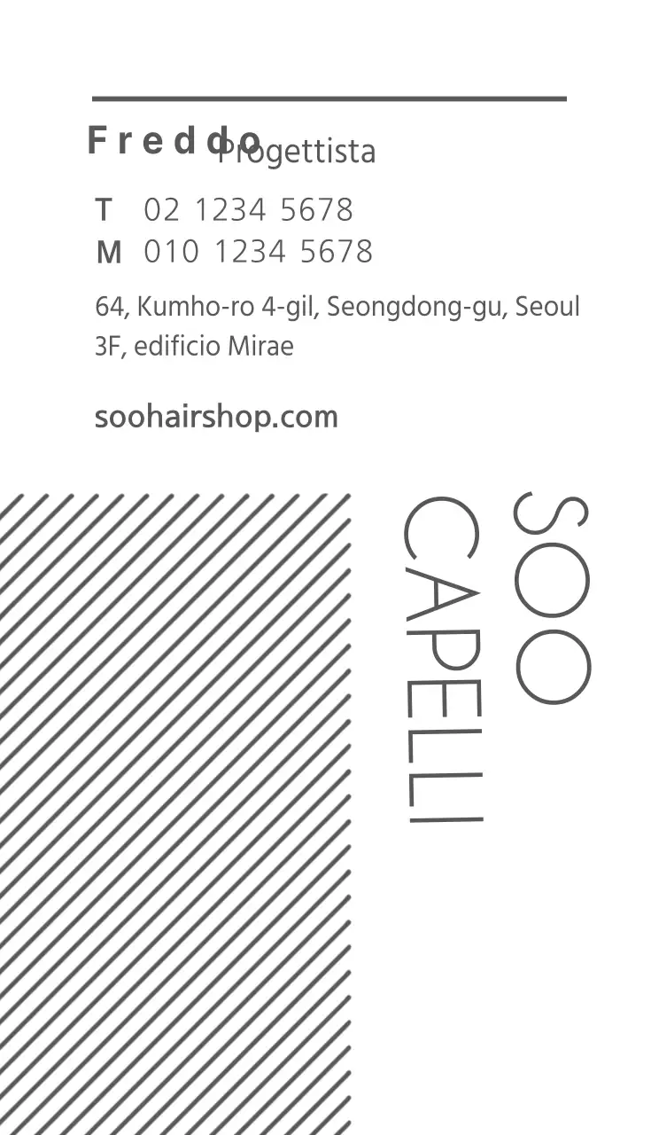 Negozio di parrucchieri per uomo