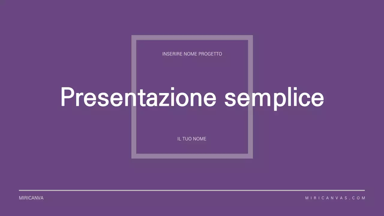 Presentazioni più pulite