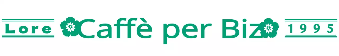 Logo di classe e semplice stile caffè in verde