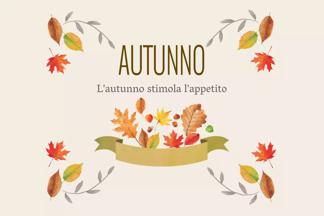 L'autunno è arrivato