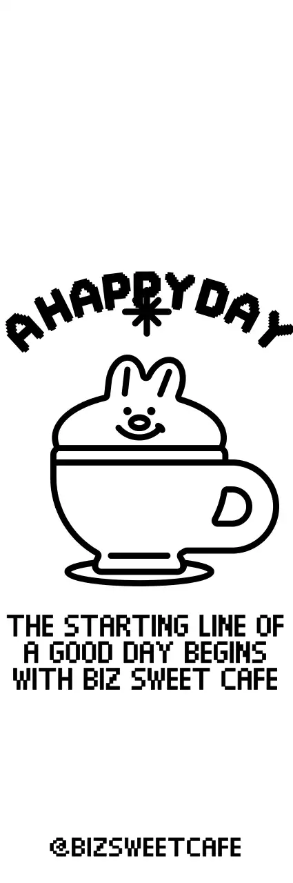 Chantilly estilo personagem de coelhinho numa pequena chávena gira para cafegoods