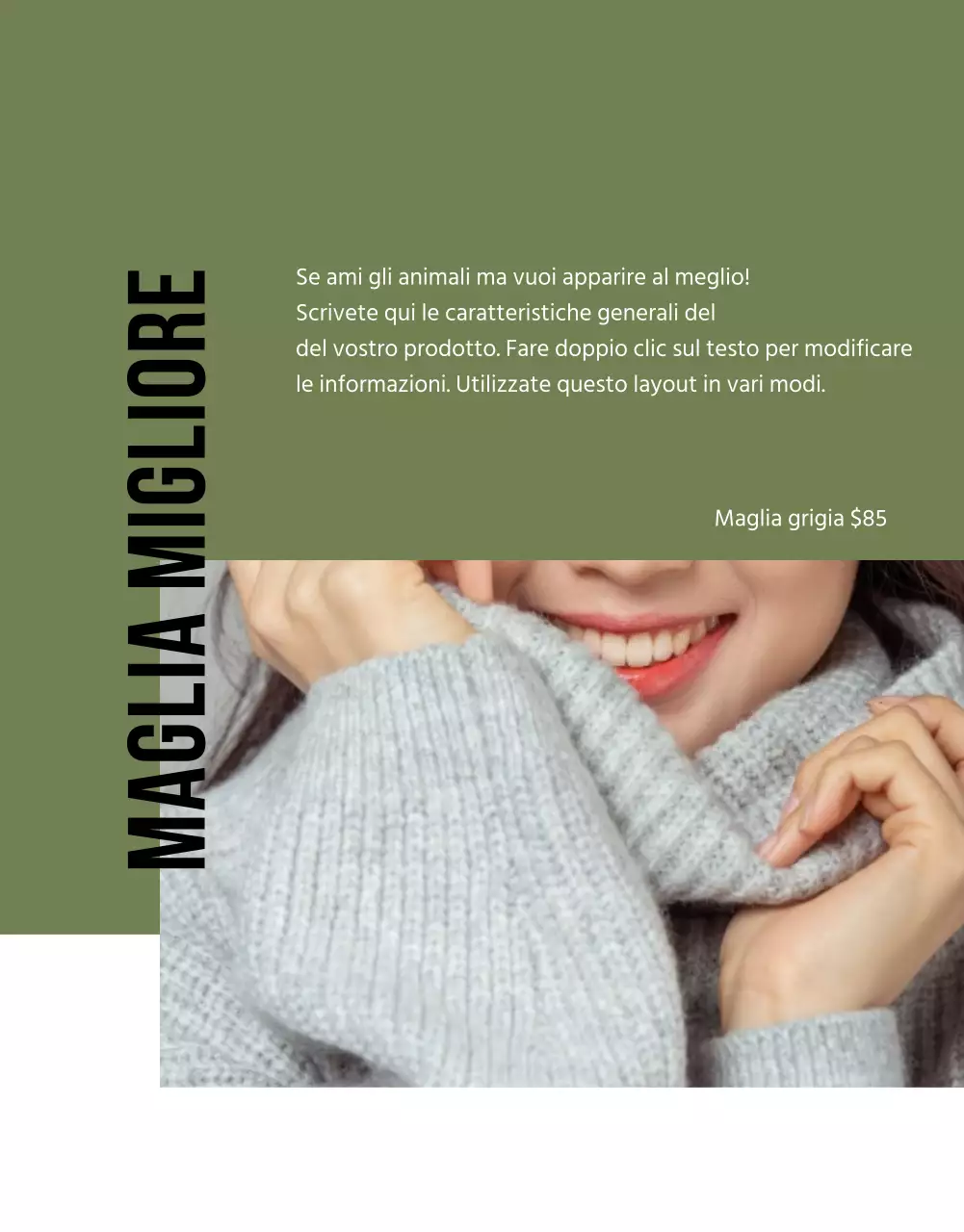 Pagina dettagliata della moda