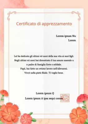 Elenco dei garofani rosa per la festa della mamma