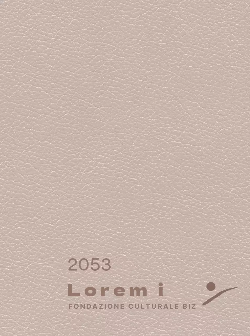 Copertina del diario con il logo della Fondazione Culturale in testo rosa