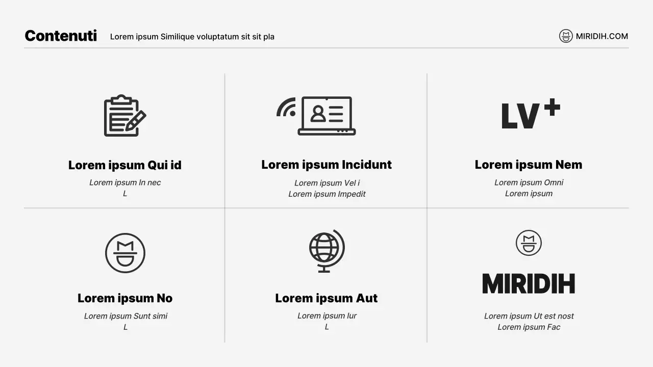 Un semplice brief concettuale illustrato in bianco e nero