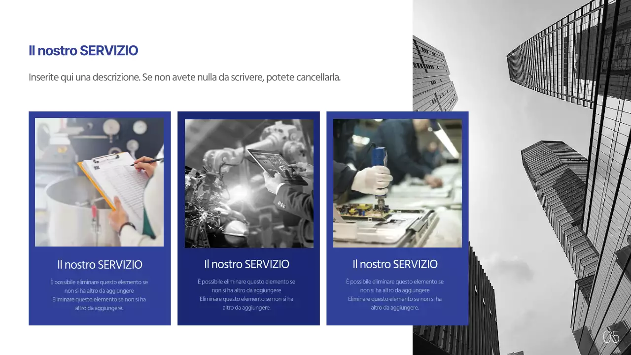 Profilo aziendale semplice