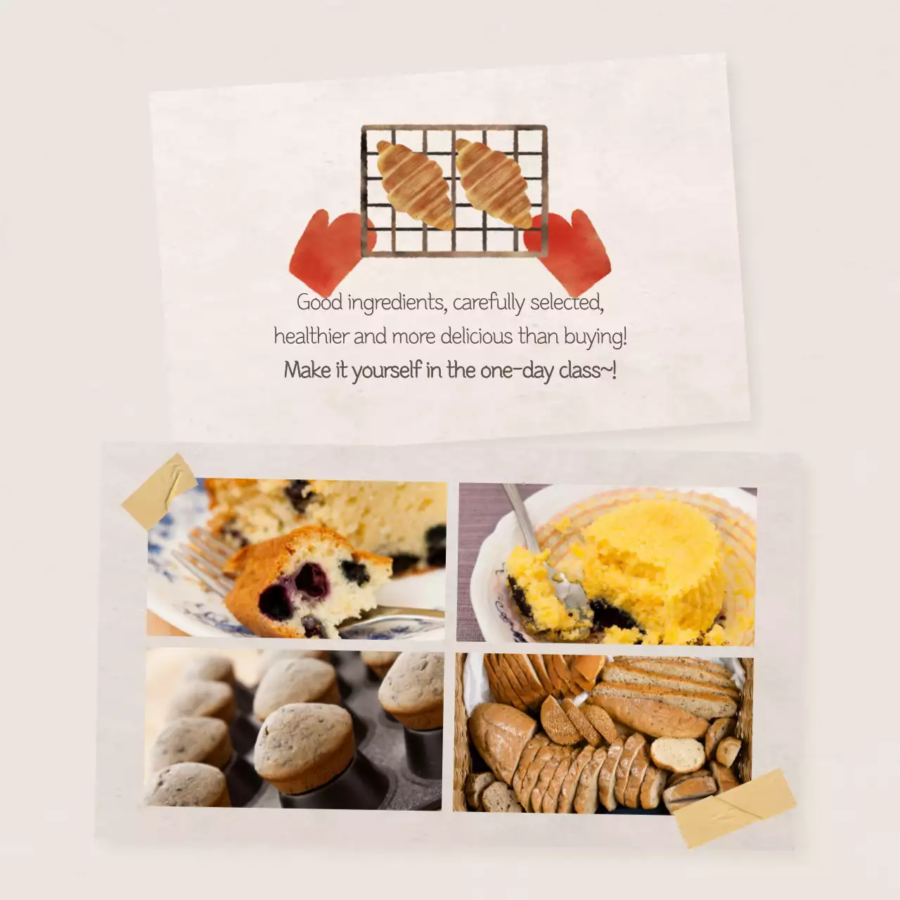 Tulisan tangan dan ilustrasi yang lucu dengan warna coklat hangat Konsep Informasi dan promosi informasi kelas satu hari