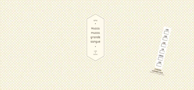 Semplici motivi in giallo chiaro e marrone per un concept café