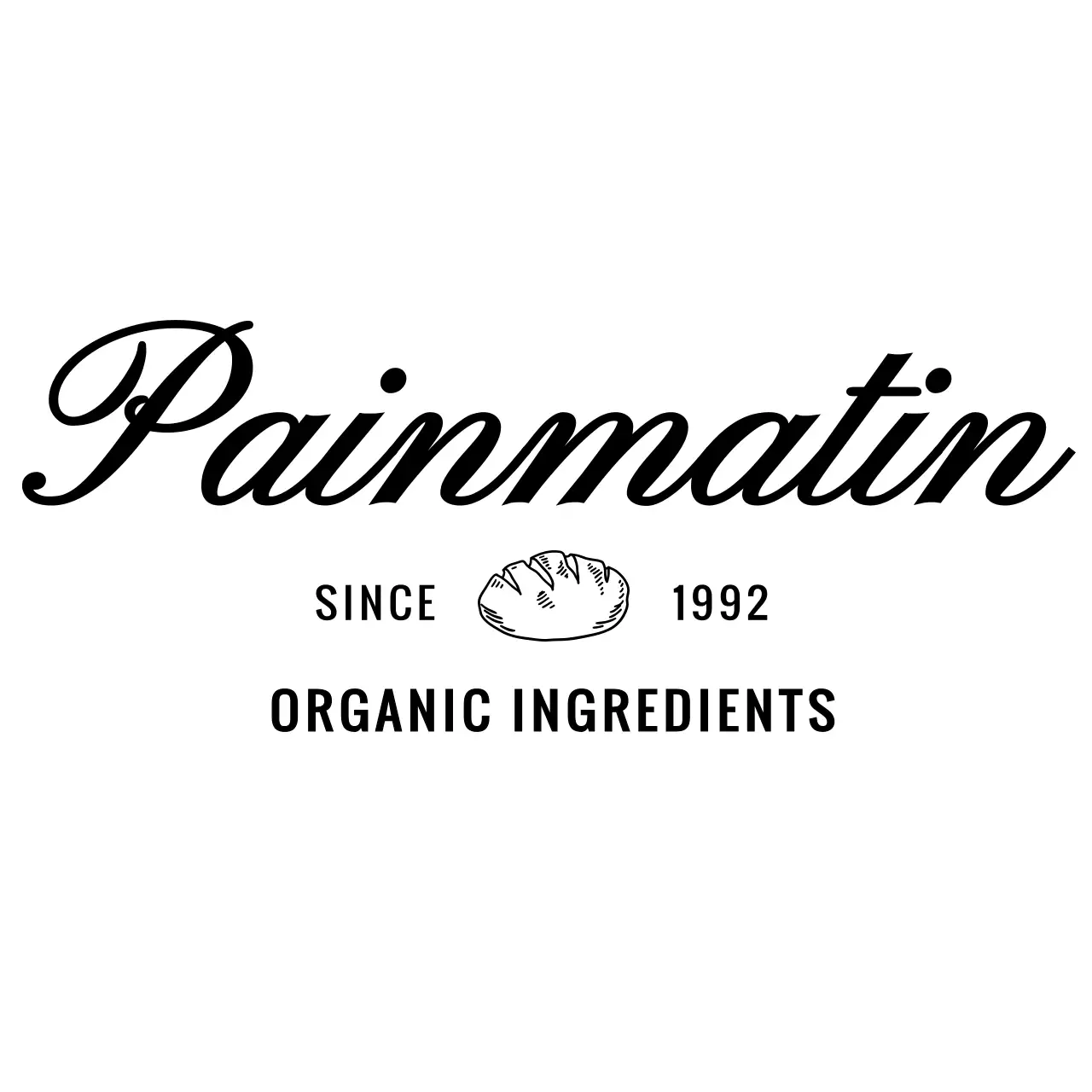 Bread shop design with black, classy cursive and text