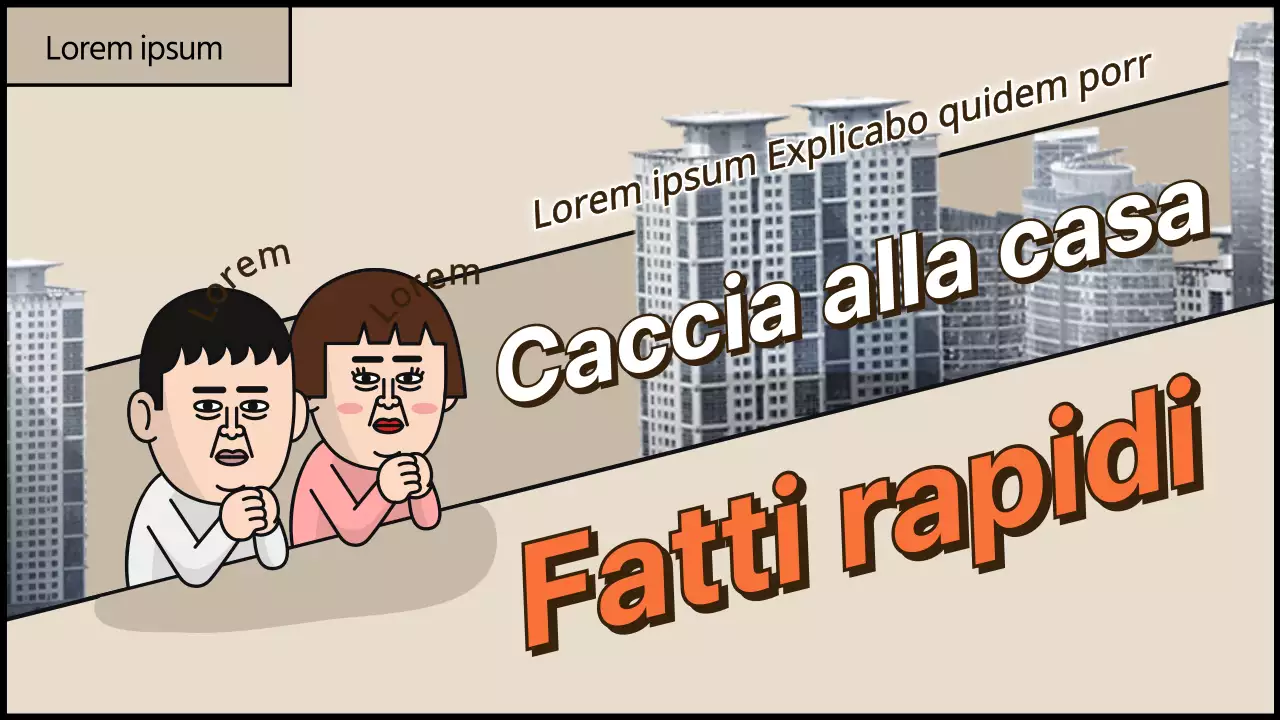 Miniatura di YouTube di un video di ricerca di una casa beige