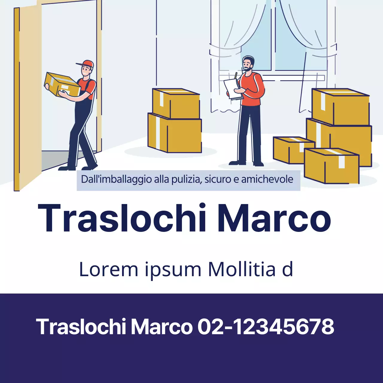 Illustrazione blu Neat Yongdal Isa Promozione