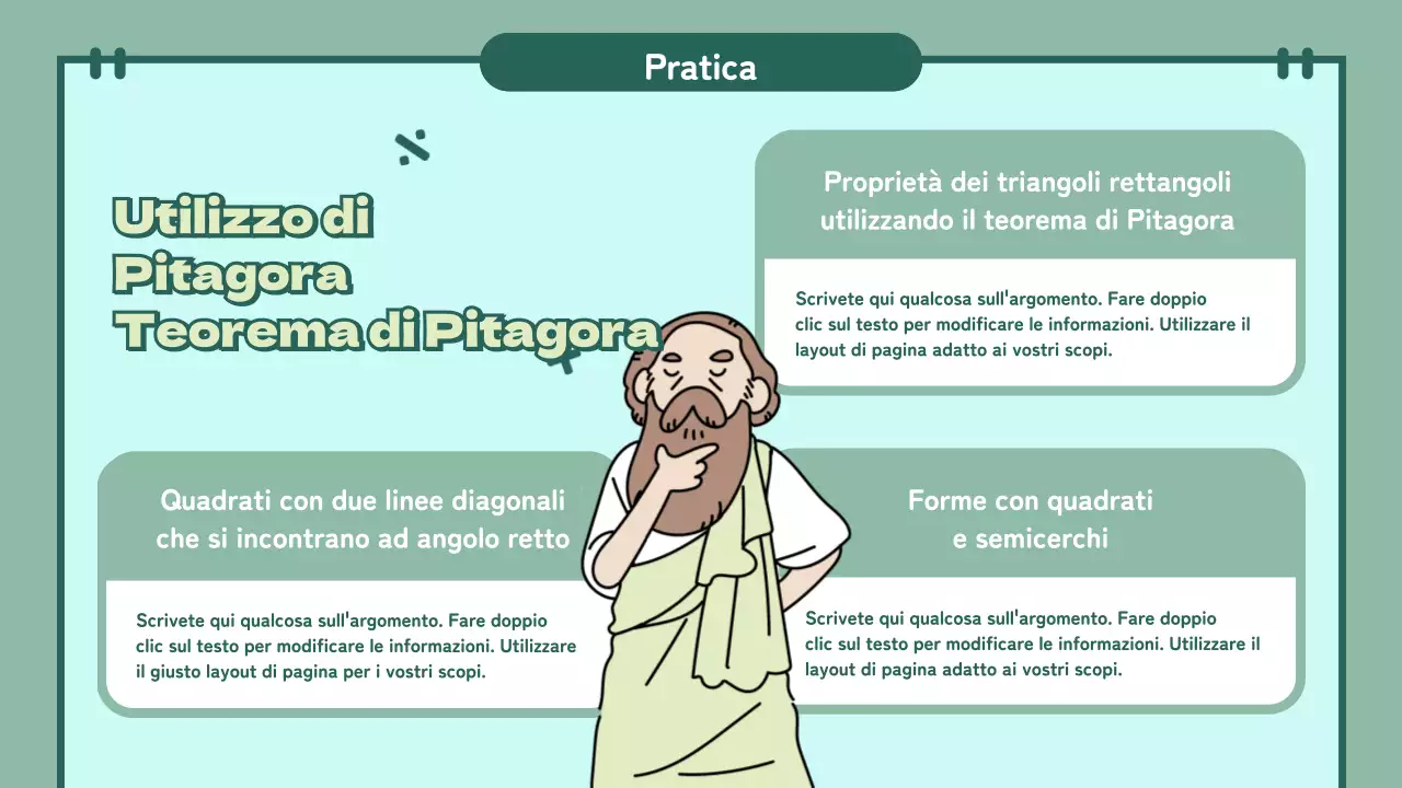 Presentazioni in classe a pastello con personaggi