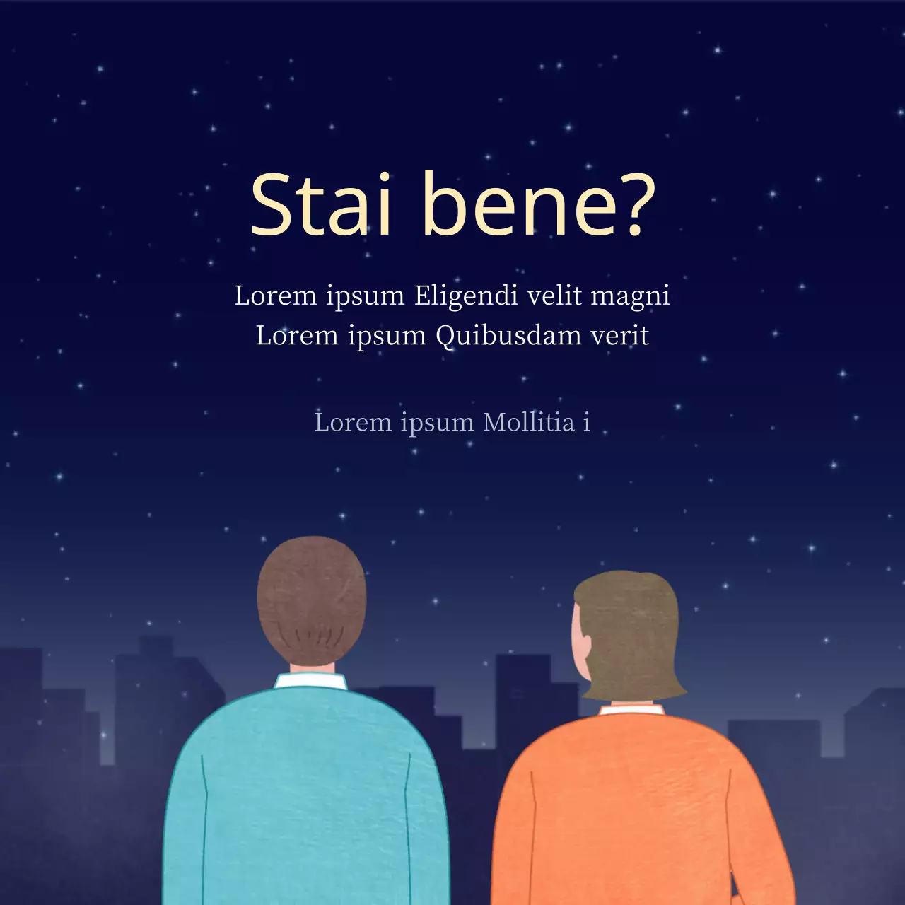 Poster illustrato della Giornata di prevenzione del suicidio per la sodomia