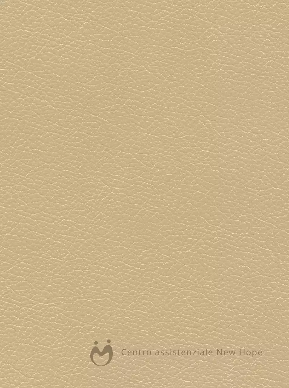 Agenda con nome e logo del centro benessere