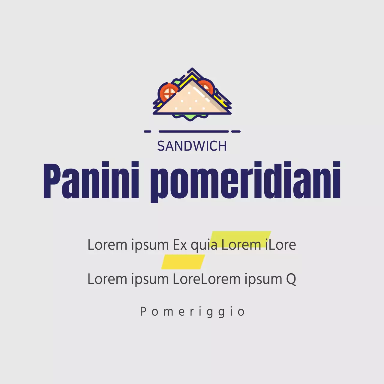 Panini pomeridiani