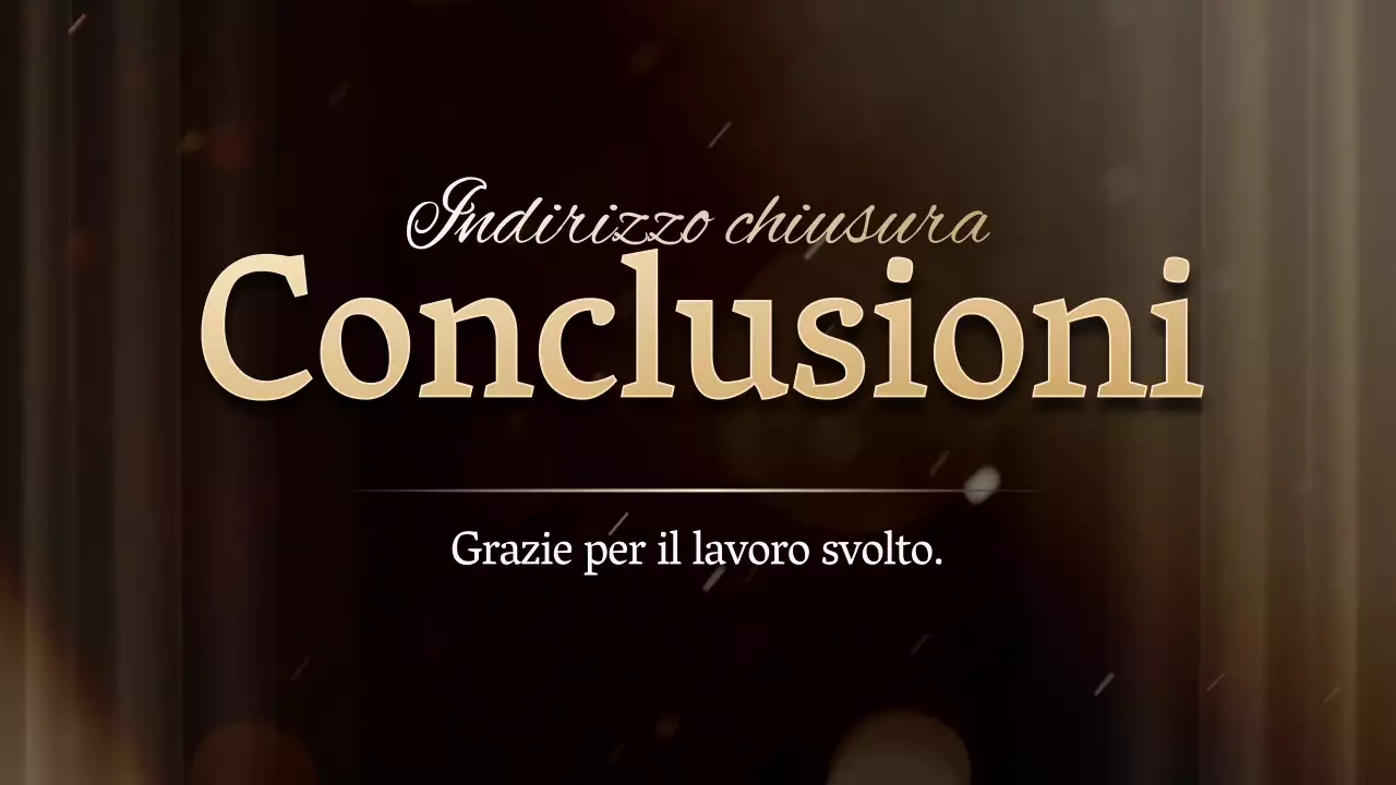 Una soirée di premiazione in oro e nero